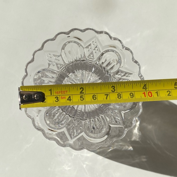 Antique 1907 Tarentum Glass Co. "Ornate Star" EAPG Celery Vase - 6" Tall - Picture 8 of 10